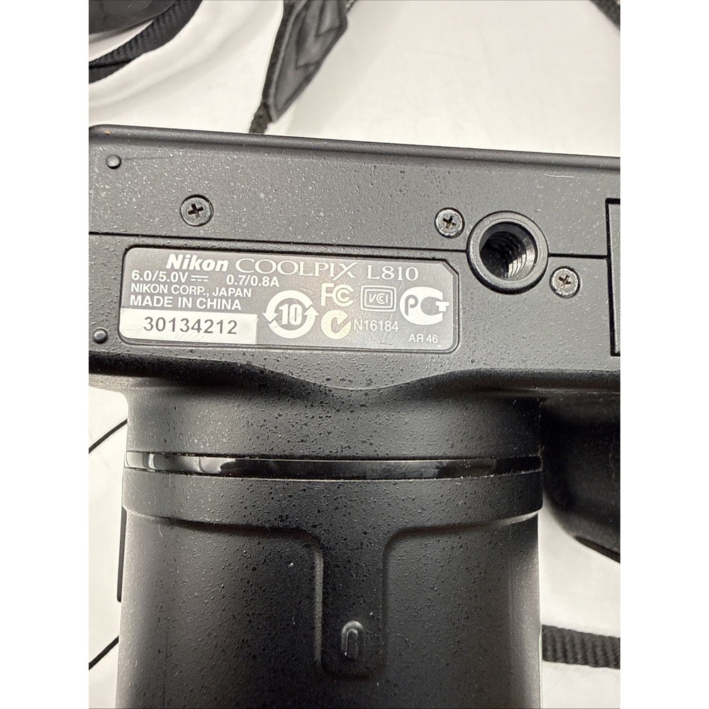 Nikon Coolpix L810 Optical Zoom Compact Digital Camera 4parts (untested) W/ Bag - Picture 6 of 12